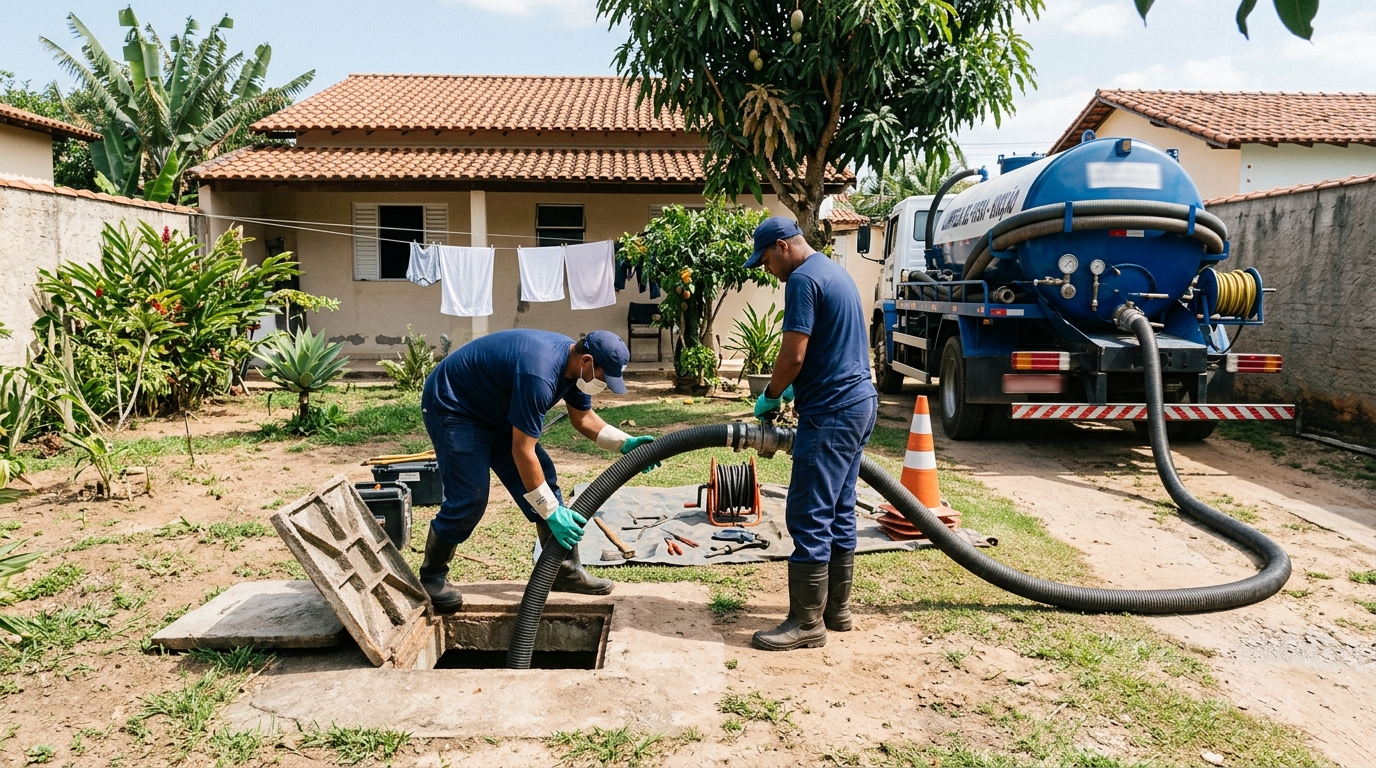 Manutenção de Fossa em Uberaba‑MG