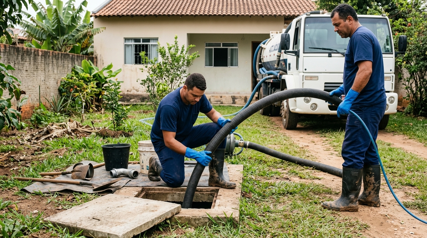 Sucção de Fossa em Uberaba‑MG